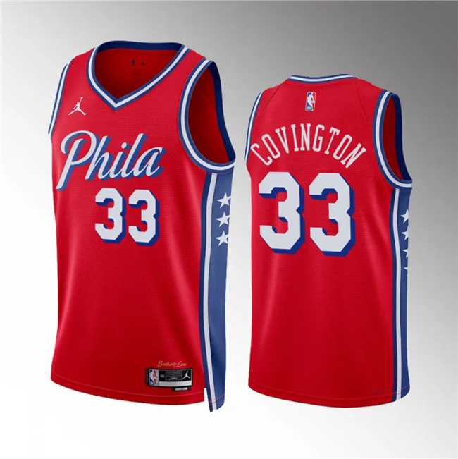 Men's Philadelphia 76ers #33 Robert Covington Red Statement Edition Stitched Jersey Dzhi,We sell and wholesale Men's Philadelphia 76ers #33 Robert Covington Red Statement Edition Stitched Jersey Dzhi on line form chian!